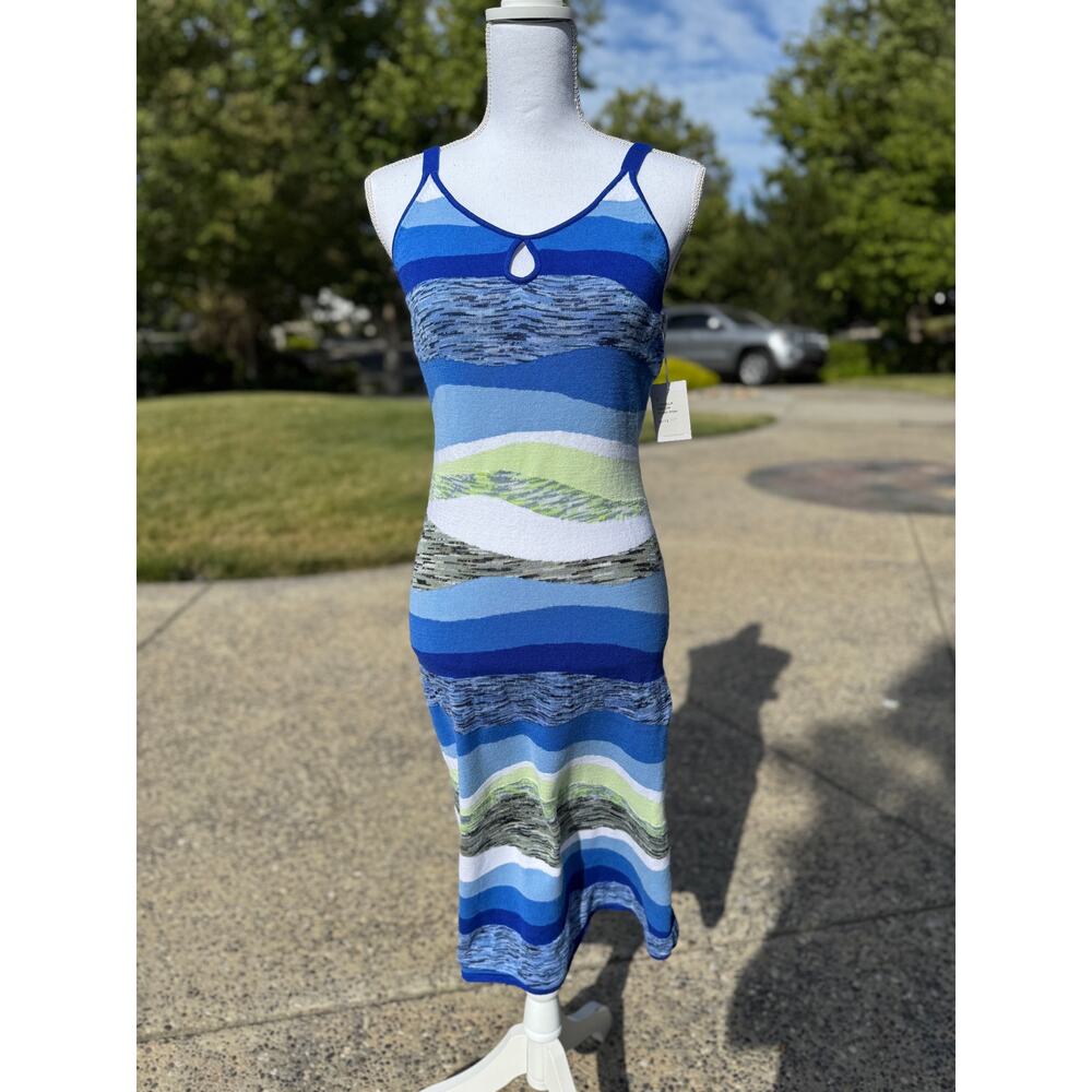MSRP $298 NWT Ecru Camila Knit Tank Dress in Groove Stripe Size S SAME DAY SHIP